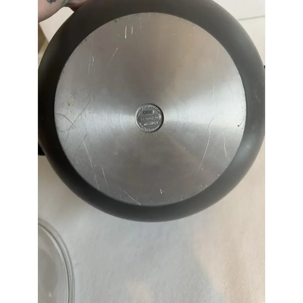 Scanpan professional 2000 series Dutch Oven 6.5 Qt Non-Stick Denmark glass lid